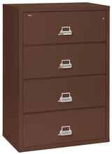 FireKing 4-Drawer 38" Wide 1-Hour Rated Lateral Fireproof File Cabinet