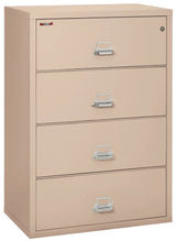 FireKing 4-Drawer 38" Wide 1-Hour Rated Lateral Fireproof File Cabinet