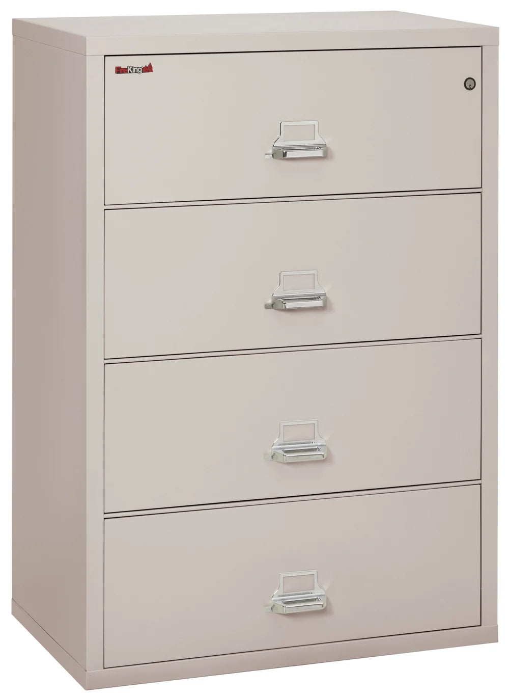 FireKing 4-Drawer 38" Wide 1-Hour Rated Lateral Fireproof File Cabinet