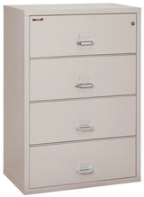 FireKing 4-Drawer 38" Wide 1-Hour Rated Lateral Fireproof File Cabinet