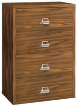 FireKing 4-Drawer 38" Wide 1-Hour Rated Lateral Fireproof File Cabinet