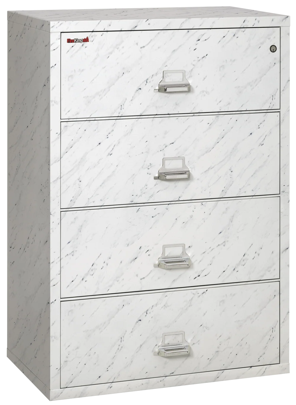 FireKing 4-Drawer 38" Wide 1-Hour Rated Lateral Fireproof File Cabinet