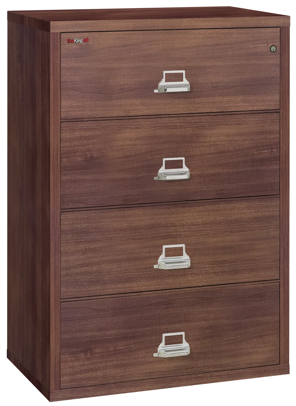FireKing 4-Drawer 38" Wide 1-Hour Rated Lateral Fireproof File Cabinet