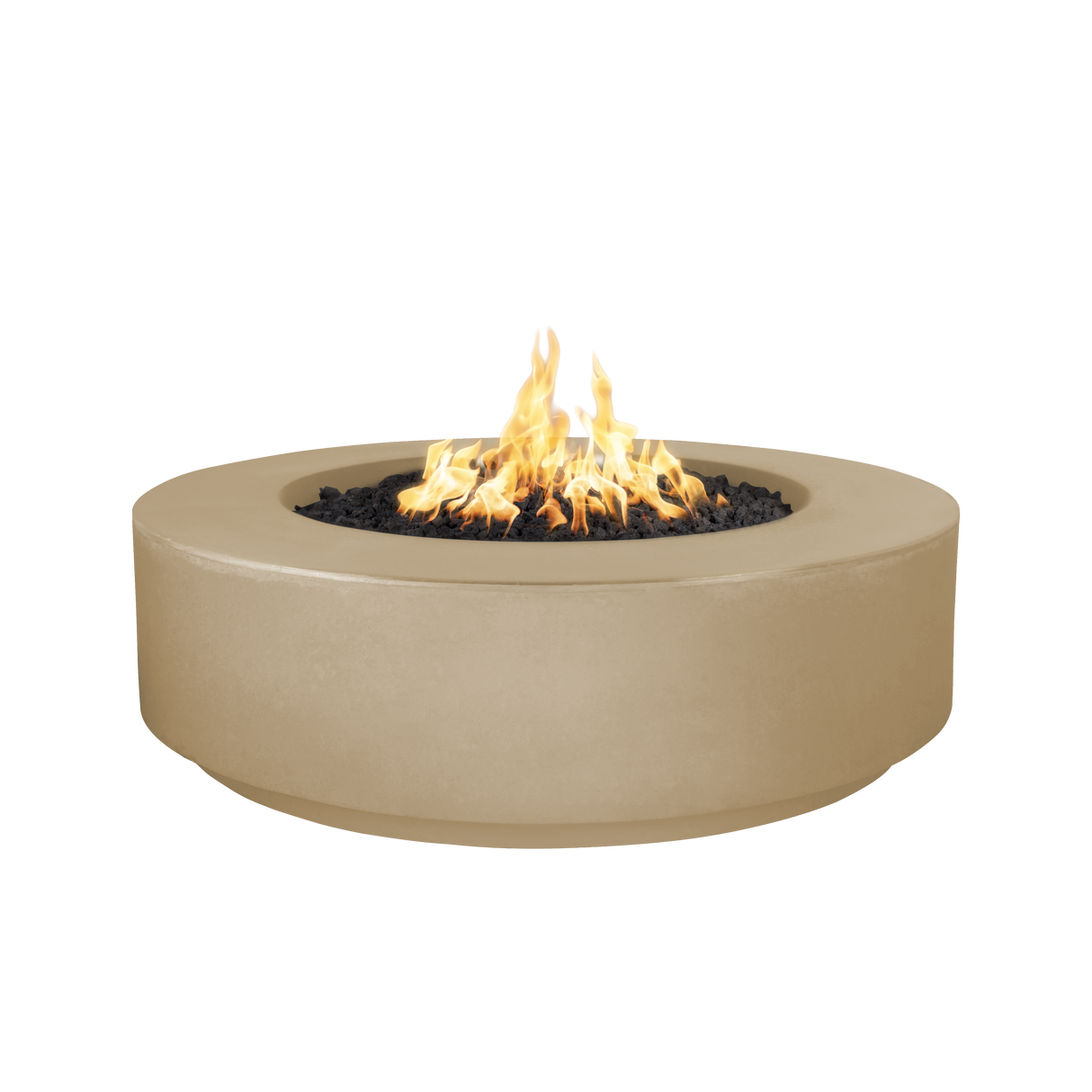 The Outdoor Plus 42" Florence Concrete Fire Pit / 12" Tall plus Free Cover
