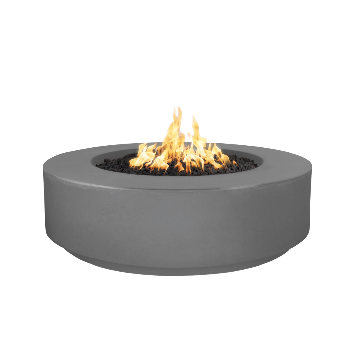 The Outdoor Plus 42" Florence Concrete Fire Pit / 12" Tall plus Free Cover