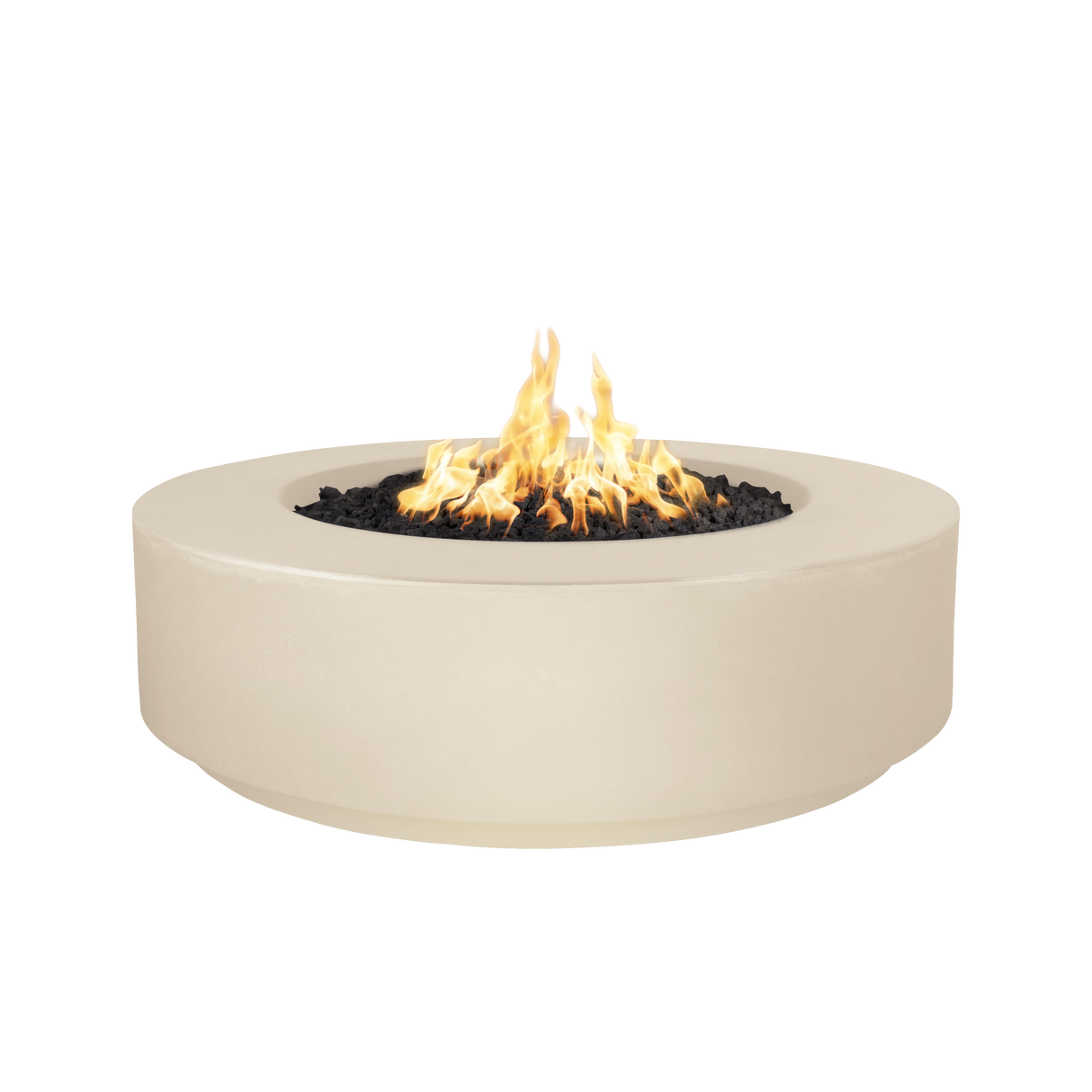 The Outdoor Plus 42" Florence Concrete Fire Pit / 12" Tall plus Free Cover