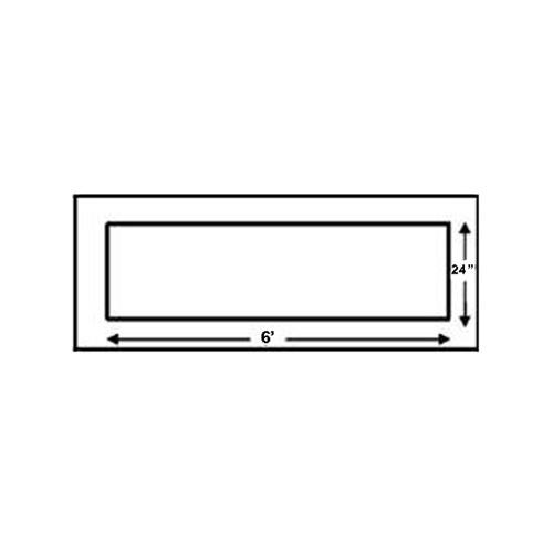 Newstripe 72 Inch Stop Bar 24 Inches Wide