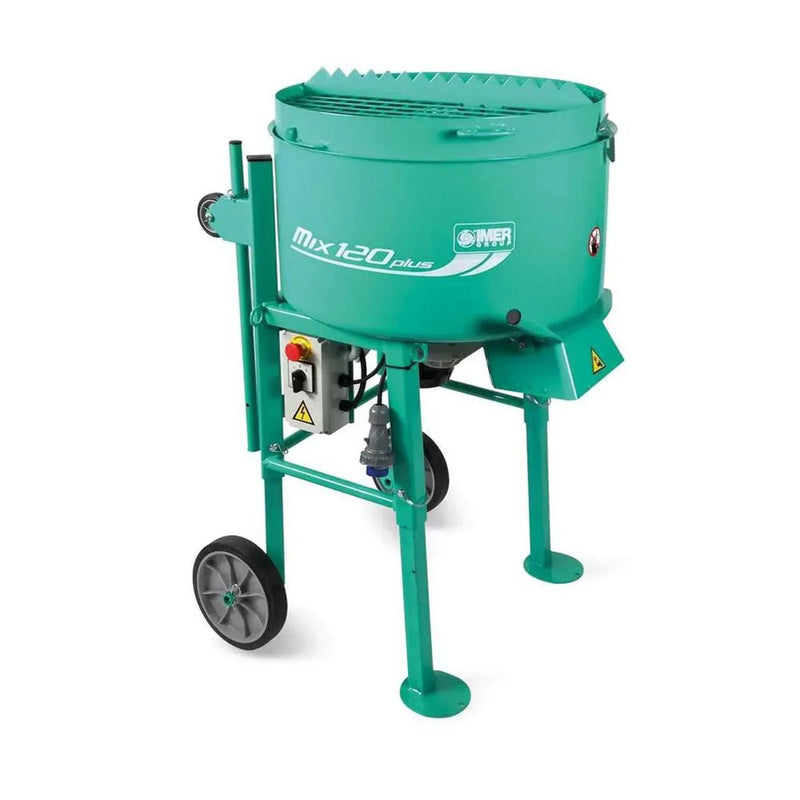 Imer 120 Mortar Mixer with Standard Grate