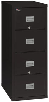 FireKing Patriot 4-Drawer 25" Deep 1-Hour Rated Fireproof File Cabinet, Letter & Legal