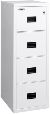 FireKing Turtle 4-Drawer 22" Deep 1-Hour Rated Fireproof File Cabinet, Letter & Legal