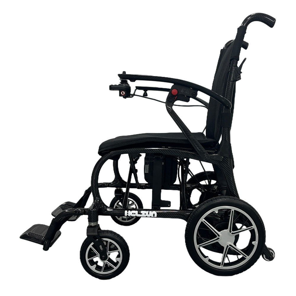 Helium 26 lbs Carbon Fiber Foldable Power Wheelchair