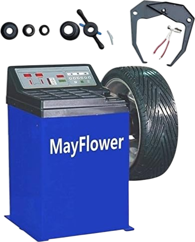 Mayflower Tools Electronic Wheel Balancer 10″ to 24″ Rim Capacity MAY-680 New