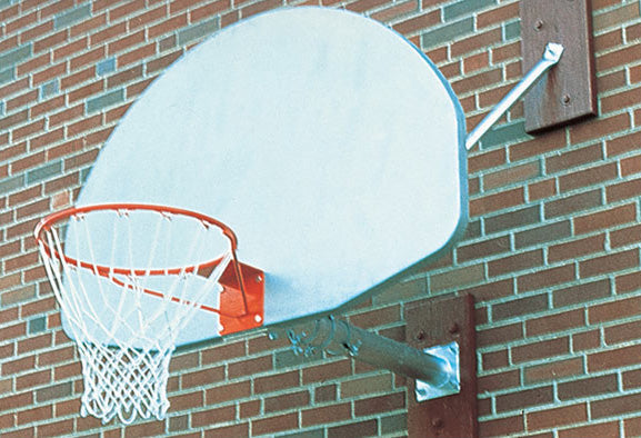 Sportsplay Aluminum Fan Wall Mounted Basketball Backboard (1 to 6 Foot Overhang)