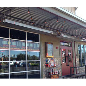 Calcana 15' Standard Output Propane Patio Heater in Stainless Steel - PH 50A (LP)