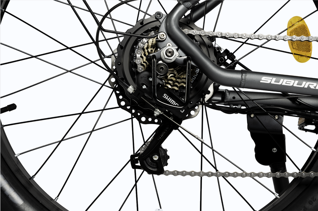 Mukkpet Suburban 750W Fat Tire Electric Bike