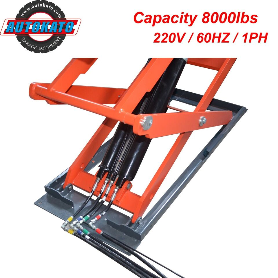 Katool KT-X95 8,000lb Full Rise Scissor Lift - Pneumatic Lock