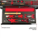 Boxo MotoBox | 103-Piece Metric Motorcycle Tool Set with 5-Drawer Hand Carry Tool Box