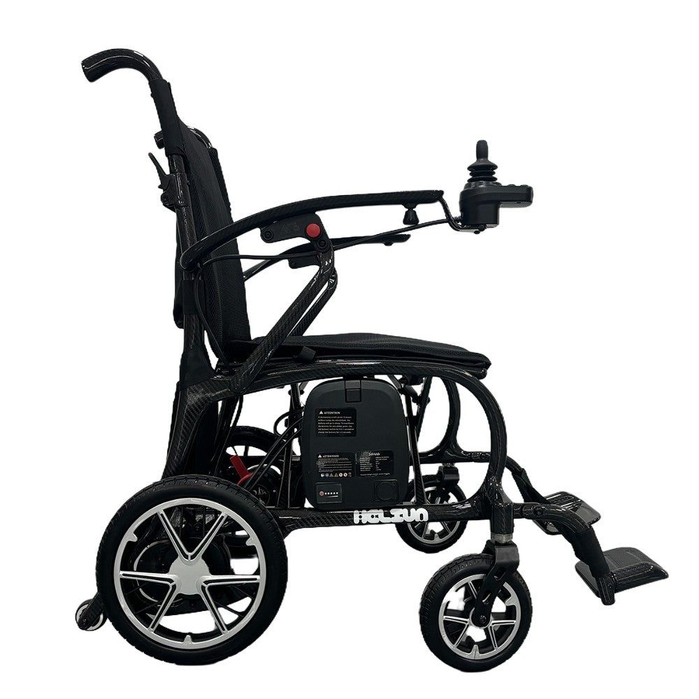 Helium 26 lbs Carbon Fiber Foldable Power Wheelchair