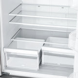 18.5 cu. ft. Stainless-Steel French Door Refrigerator in Silver