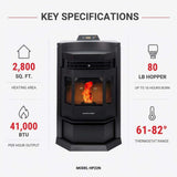 ComfortBilt HP22-N 24" Pellet Stove
