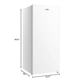 7 cu. ft. Convertible Garage Ready Upright Freezer/Refrigerator in White