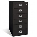 FireKing 6-Drawer Card, Check & Note Fireproof File Cabinet 6-2552-C