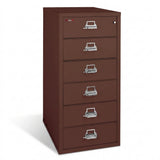 FireKing 6-Drawer Card, Check & Note Fireproof File Cabinet 6-2552-C