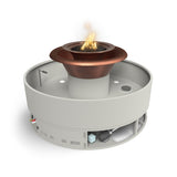 The Outdoor Plus Olympian Round 360° Copper Fire & Water Bowl plus Free Cover