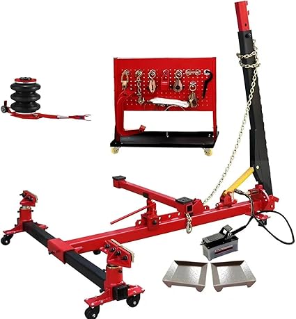 Katool KT-255 Puller Frame Straightener w/ 3 ton Bag Air Jack