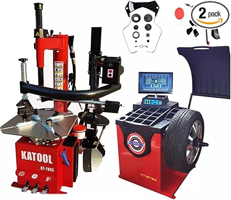 Katool KT-T835 Tire Changer with Wheel Balancer KT-B750 Combo