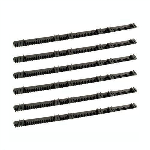 Aleko Fiberglass Reinforced Nylon Gear Rack with Metal Insert - 3.3 Feet - Set of 6