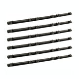 Aleko Fiberglass Reinforced Nylon Gear Rack with Metal Insert - 3.3 Feet - Set of 6