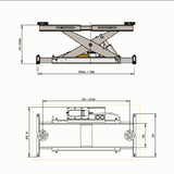 Katool KT-RJ70 7000 lbs. Lifting Capacity Rolling Jack