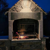 Tagwood BBQ Insert Style Argentine Santa Maria Wood Fire & Charcoal Gaucho Grill without firebricks | BBQ09SS -