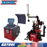 Katool KT-T900 Tire Changer with KT-B750 Combo Wheel Balancer
