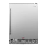 23.4 in. Stainless Steel, Solid-Door Built-In Refrigerator and Beverage Cooler, 5 Cu. ft.