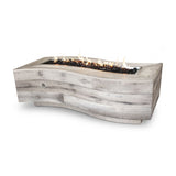 The Outdoor Plus Big Sur Wood Grain Concrete Fire Pit plus Free Cover