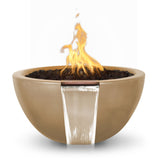 The Outdoor Plus Luna Concrete Fire & Water Bowl plus Free Cover