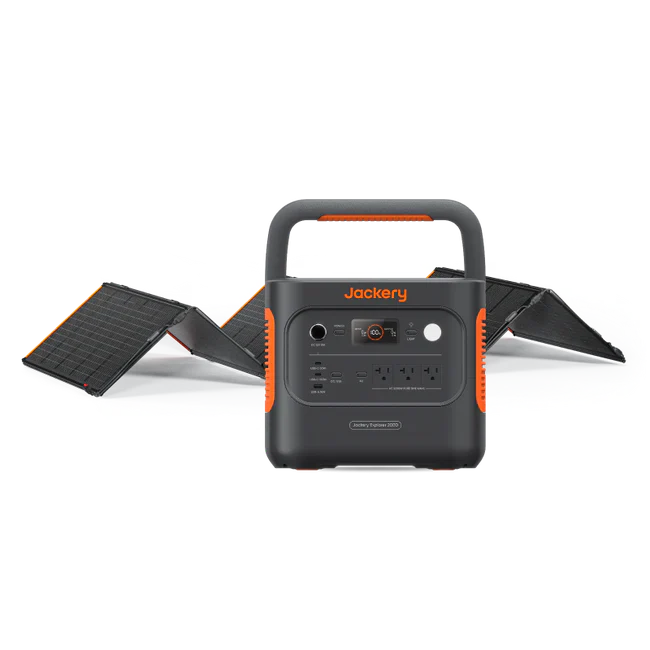 Jackery Explorer 2000 V2 Solar Generator + SolarSaga 500 X