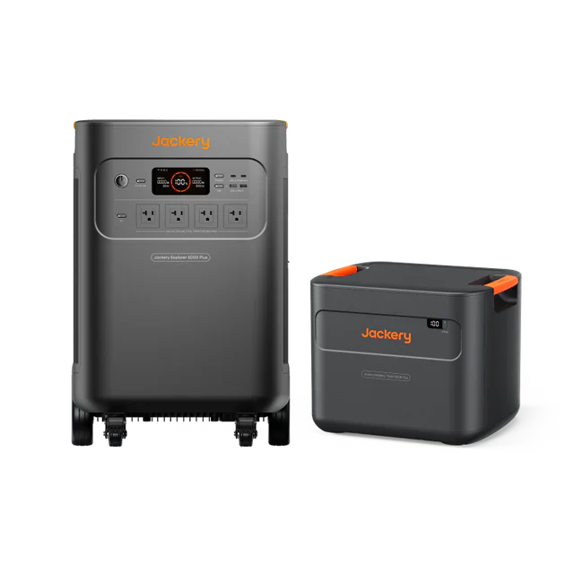 Jackery Explorer 5000 Plus Solar Generator + Extra Battery (10kWh)