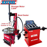 Katool KT-T810 Tire Changer and KT-B700 Wheel Balancer Combo