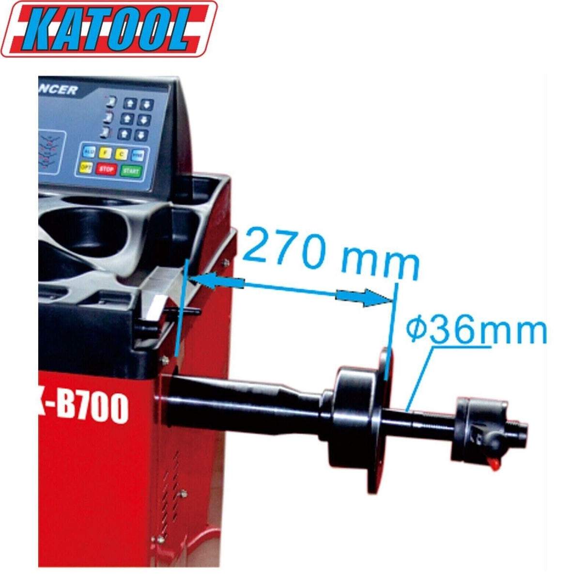 Katool KT-T810 Tire Changer and KT-B700 Wheel Balancer Combo