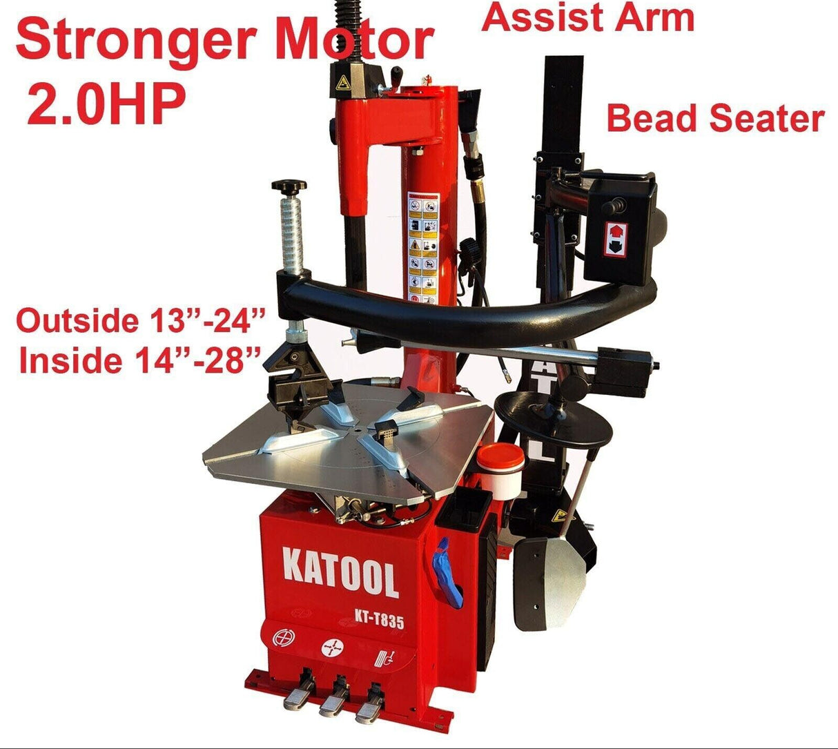 Katool KT-T835 Wheel Clamp Tire Changer Machine