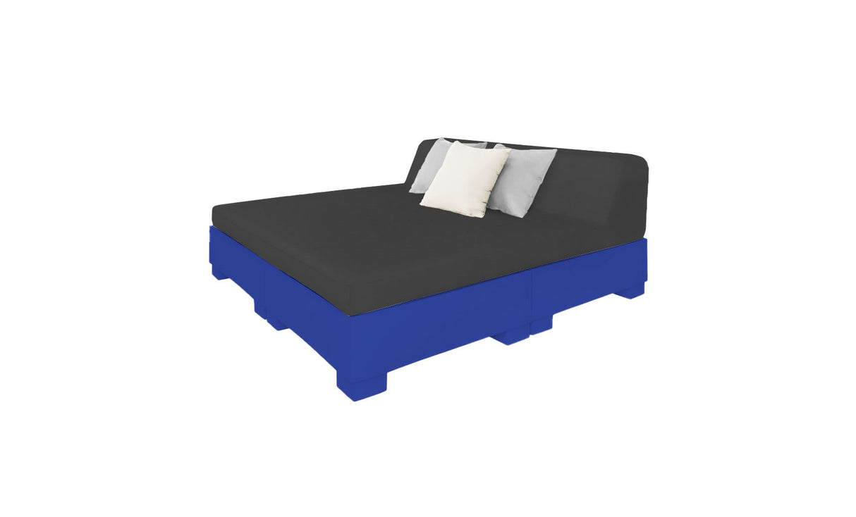 Ledge Lounger Affinity Square Sunbed with Backrest Cushions