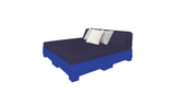 Ledge Lounger Affinity Square Sunbed with Backrest Cushions