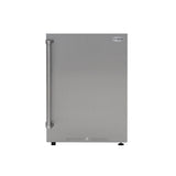KoolMore 21 in. Outdoor Refrigerator with IPX 4 Rating and Glass Shelves 4.4 Cu. ft. in Stainless-Steel