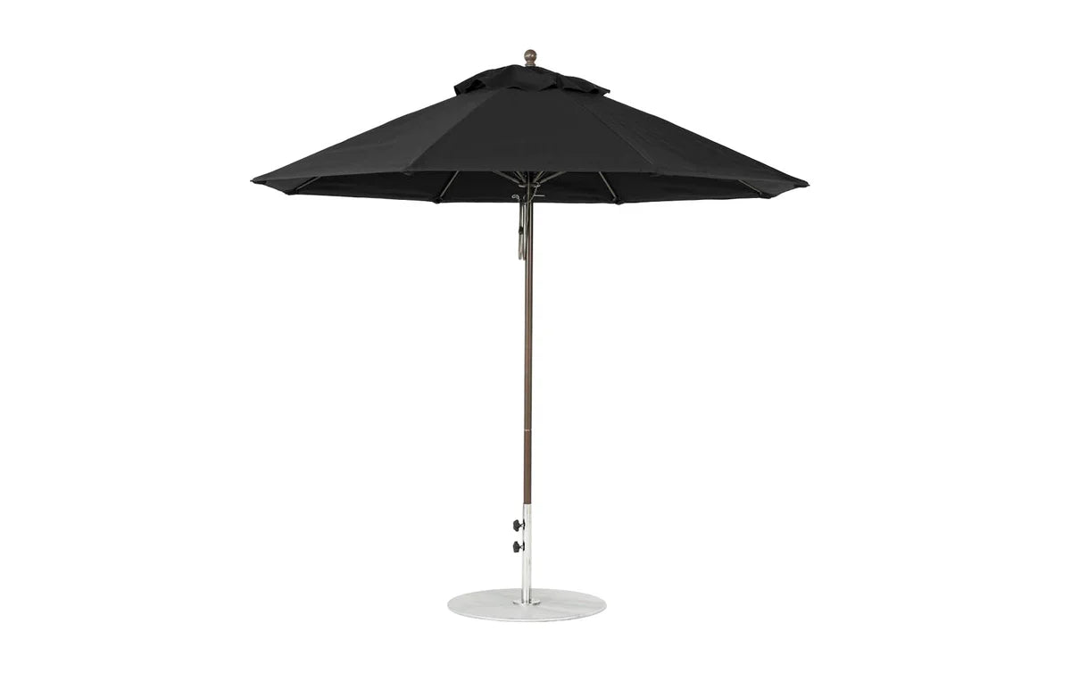Ledge Lounger Essential Fiberglass Umbrella - 9' Octagon Pulley