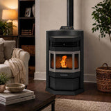 ComfortBilt HP22-N 24" Wood Pellet Stove with Stainless Steel Trim