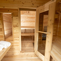 Dundalk Leisurecraft Canadian Timber Georgian Cabin Sauna with Changeroom | 6 Persons