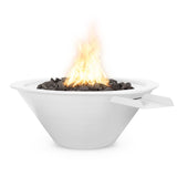 The Outdoor Plus Cazo Powdercoated Steel Fire & Water Bowl plus Free Cover